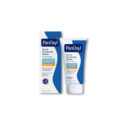 panoxyl gel moussant anti-acné au peroxyde de benzoyle 10 %